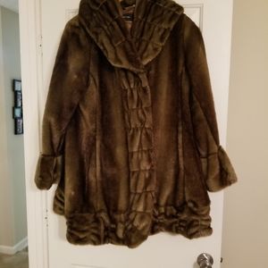 Jones NY Fake Fur L  EUC